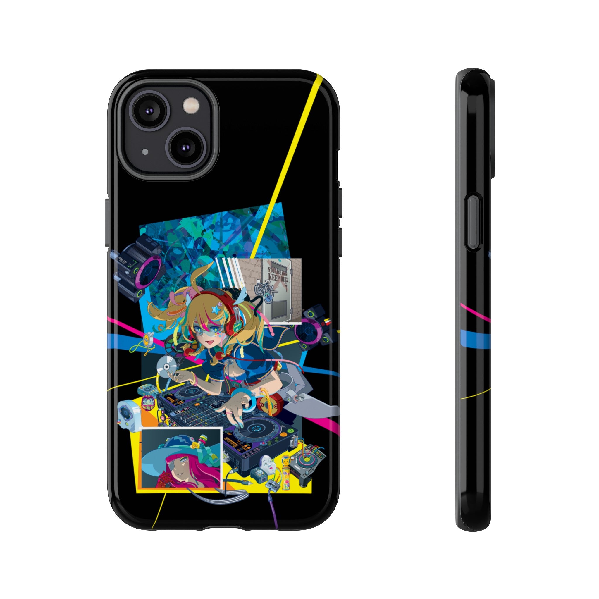 Hypersonic Music Club DJ VAL - Tough Phone Case